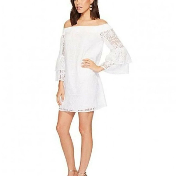 Lilly Pulitzer Tobyn Tunic Dress Off Shoulder - Picture 2 of 7